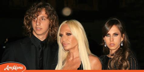 don4atella versace figlia|Donatella Versace's Children Live Reclusive Lives.